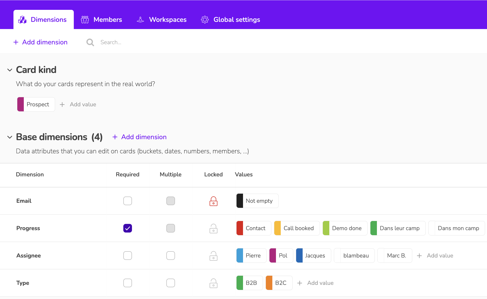 Create your own categories